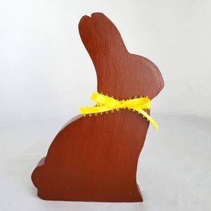 Chocolat Easter Bunny. Without any calories Handmade Wooden